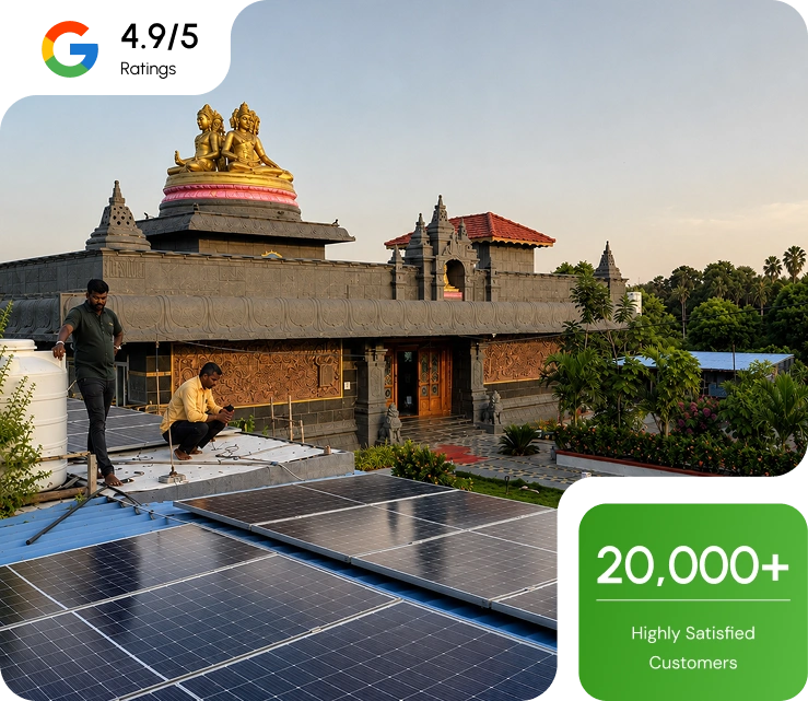 RPPL Solar rooftop installation